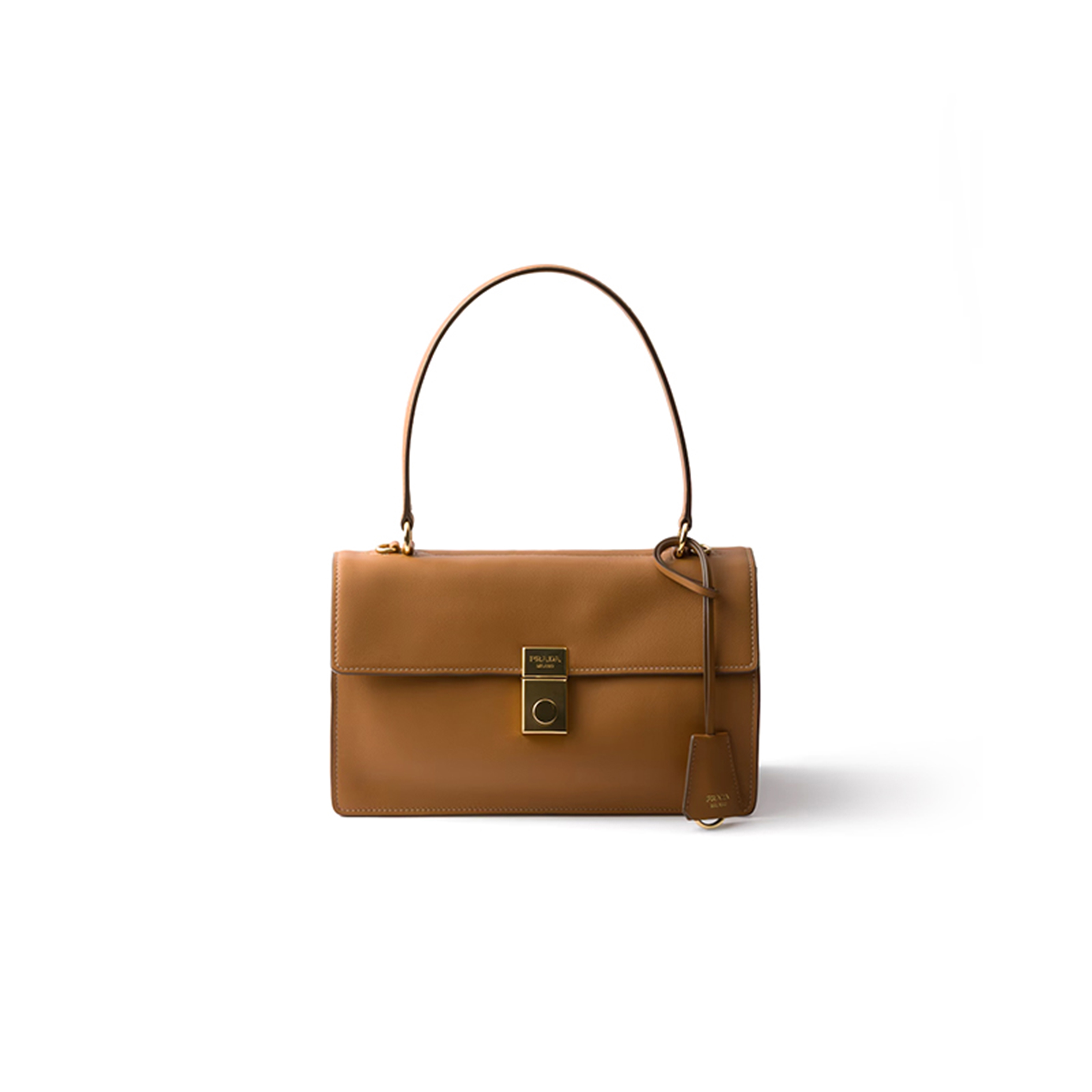 PRADA SOFT SOUND MEDIUM LEATHER SHOULDER BAG 1BN023 (28*16*10cm)